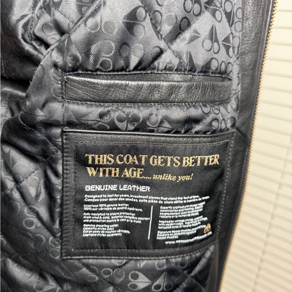 Moose knuckle leather bomber - Picture 11 of 16